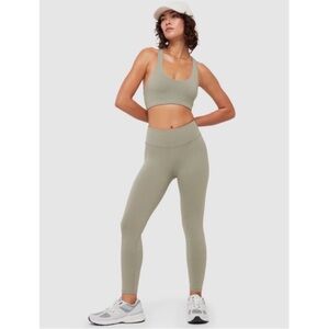 MATE the label Women's Organic Stretch Midi Legging sage XS NWT